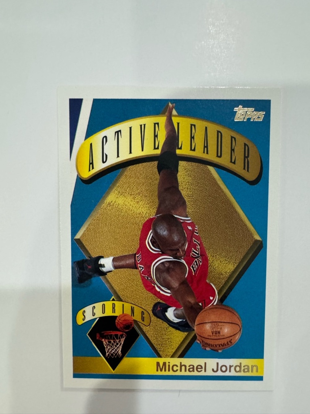 Topps Yellow and Red Basketball Card